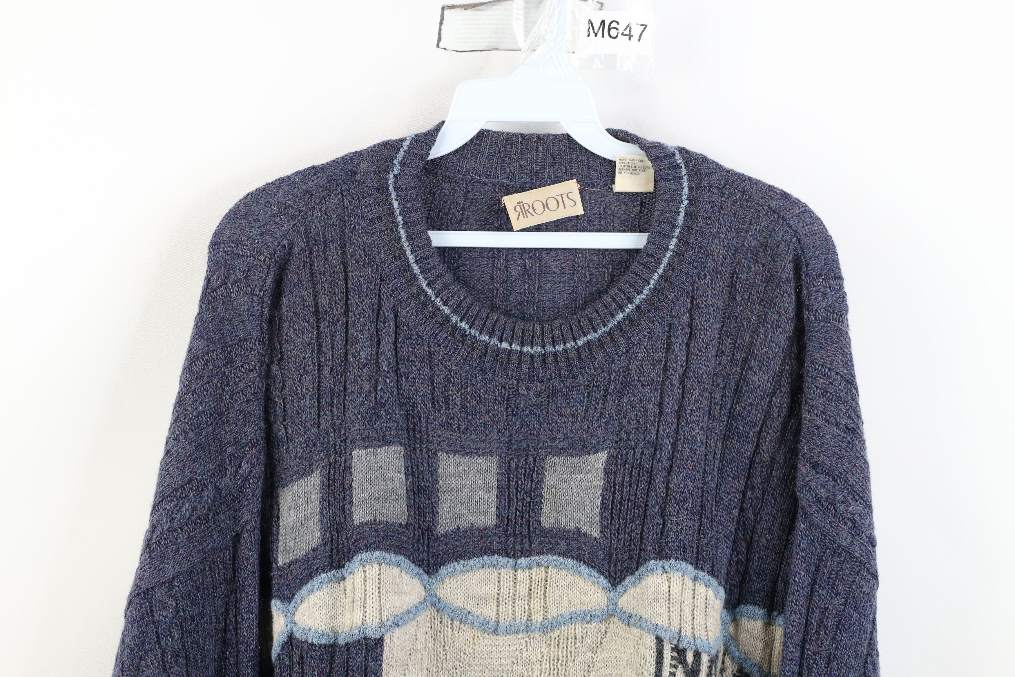 Vintage Vintage 90s Coogi Style Wool Blend Knit Crewneck Sweater Size US XL / EU 56 / 4 - 2 Thumbnail