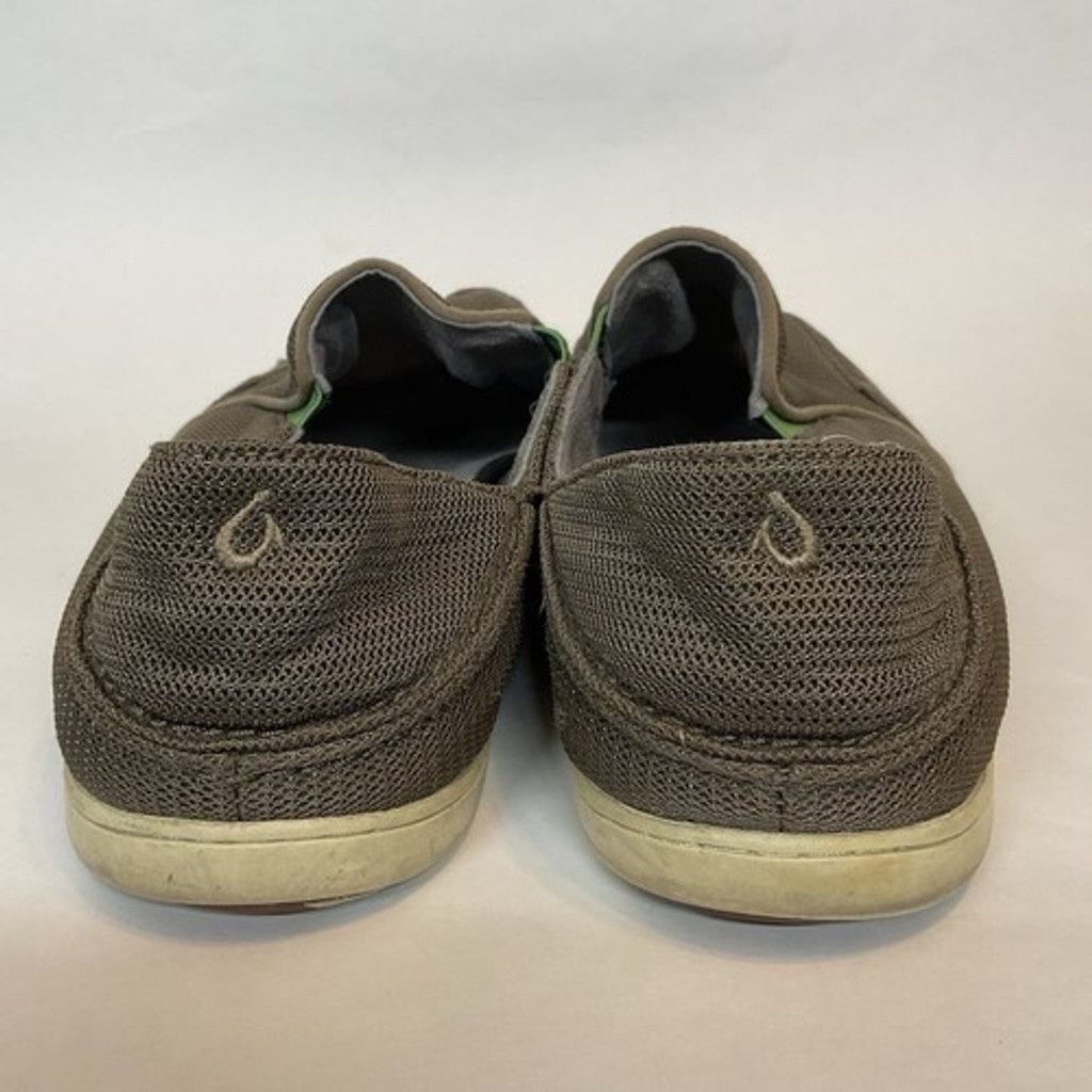 Olukai OluKai Nohea Mesh Brown Lime Peel Loafer Shoes Men 13M Size US 13 / EU 46 - 4 Thumbnail