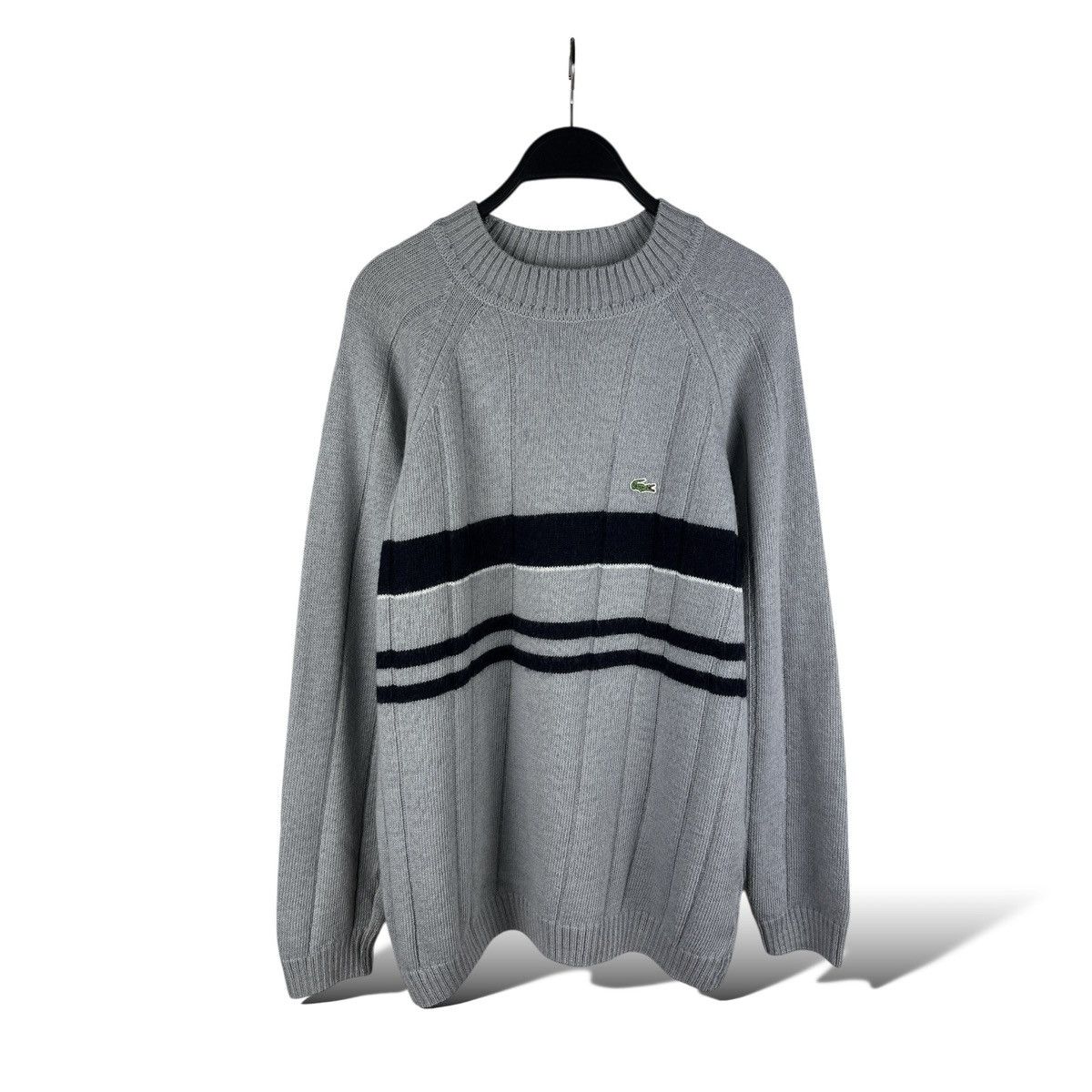 Lacoste Vintage Y2K Lacoste Wool Knit Sweater Striped Men’s Size M Size US M / EU 48-50 / 2 - 1 Thumbnail