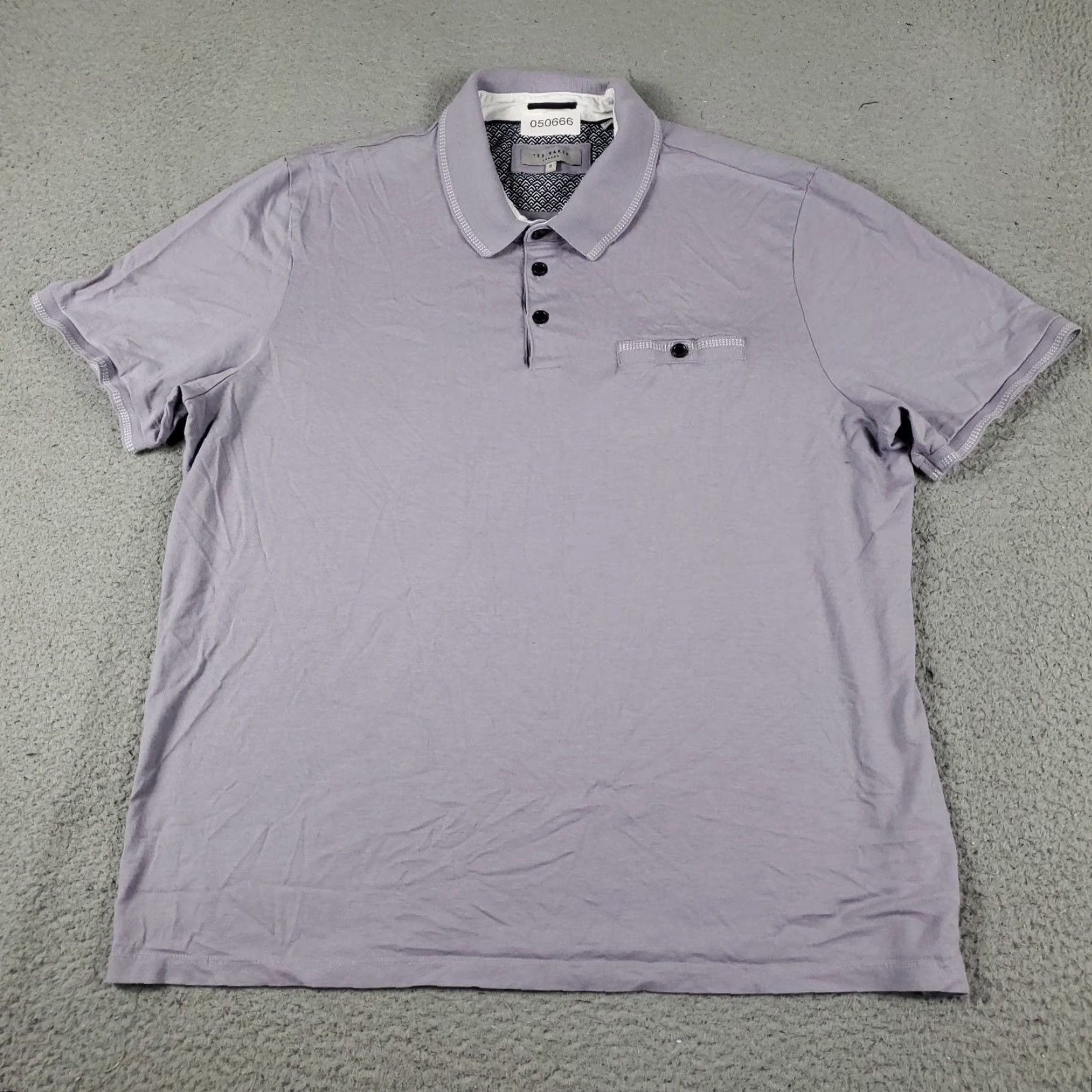 Ted Baker Ted Baker London Polo Shirt Mens Size 6 Purple Casual Short Sleeve Size US S / EU 44-46 / 1 - 2 Thumbnail