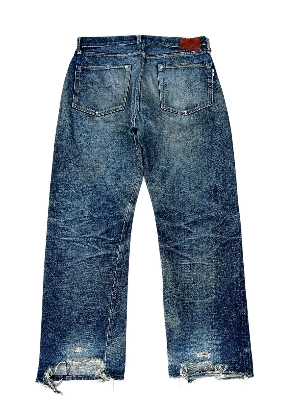 Studio D'Artisan Distressed Studio D’ Artisan SD-101 Denim Selvedge Jeans Size US 32 / EU 48 - 14 Thumbnail