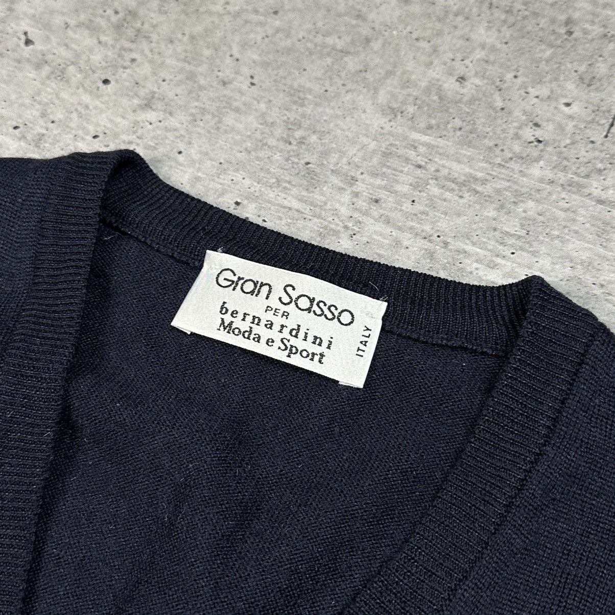 Gran Sasso Vintage Gran Sasso Vest Navy Blue Wool Men’s Size XL Size US XL / EU 56 / 4 - 4 Thumbnail