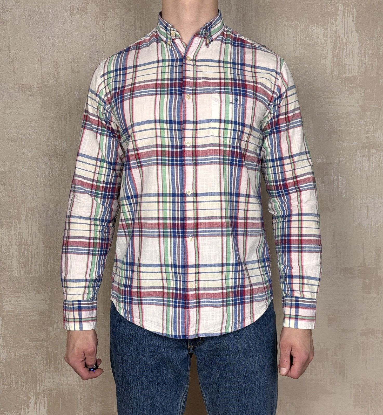 Gant Gant Check Long Sleeve Shirt Button Up Cotton Size US L / EU 52-54 / 3 - 2 Thumbnail