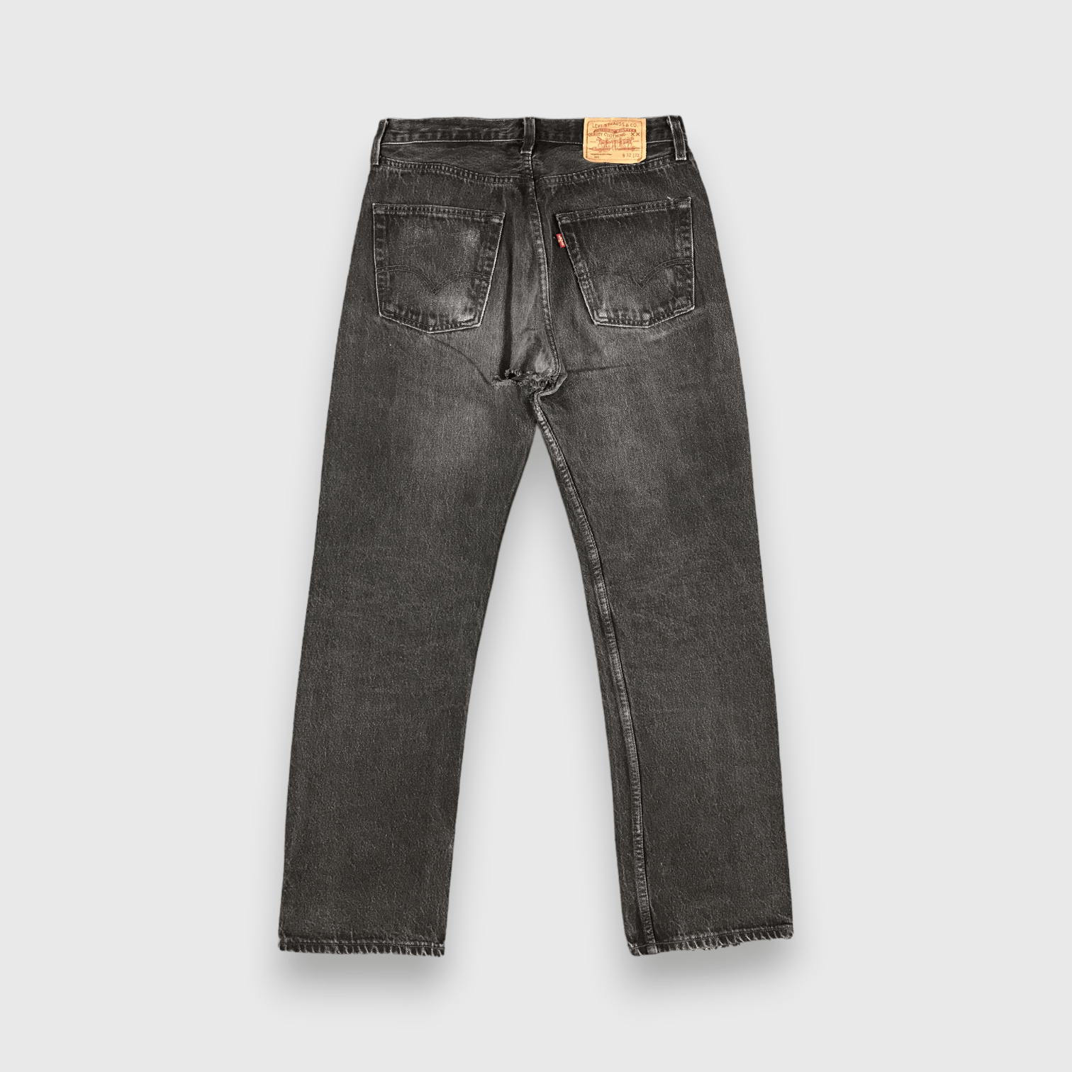 Levi's Vintage 90s Distress Levis 501 Jeans-J1418 Size US 32 / EU 48 - 2 Thumbnail