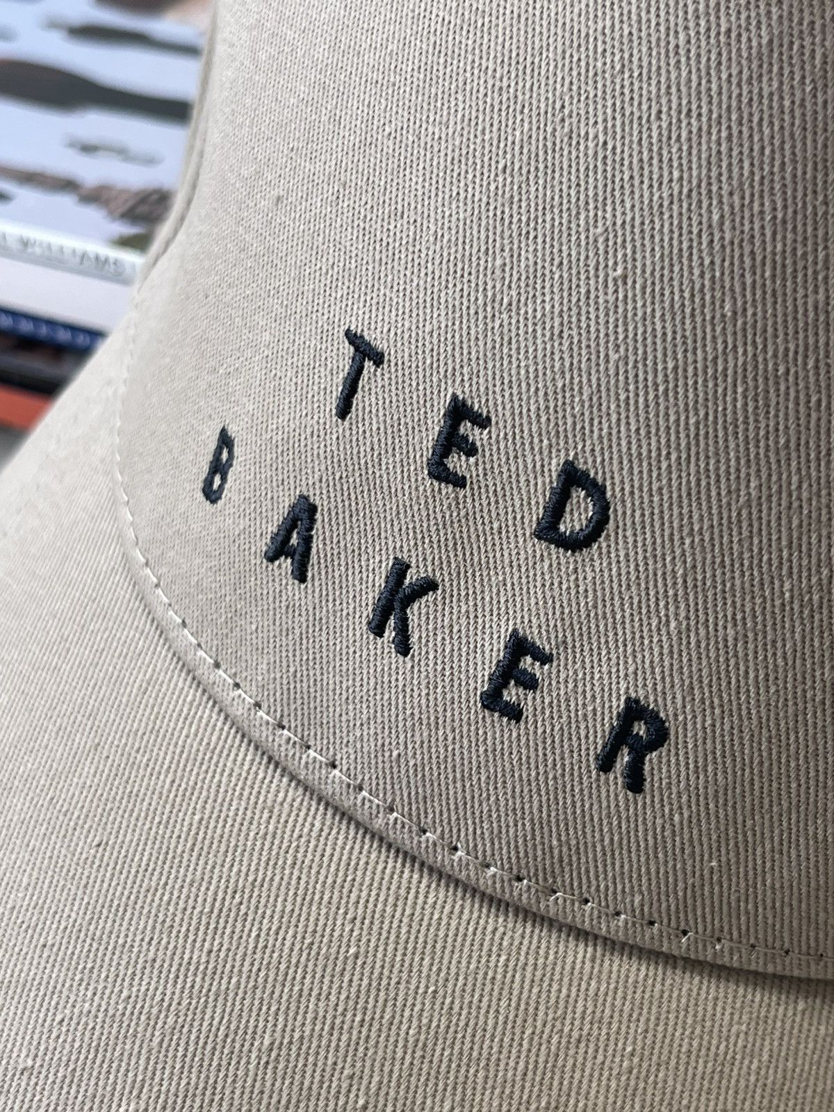 Ted Baker (new+tag) Ted Baker London khaki men hat cap leather strap Size ONE SIZE - 5 Thumbnail