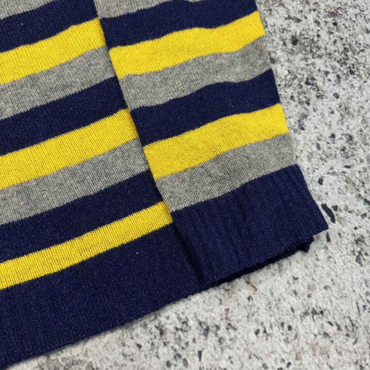 Raf by Raf Simons Raf by Raf Simons Striped Wool Sweater Size US XL / EU 56 / 4 - 11 Thumbnail