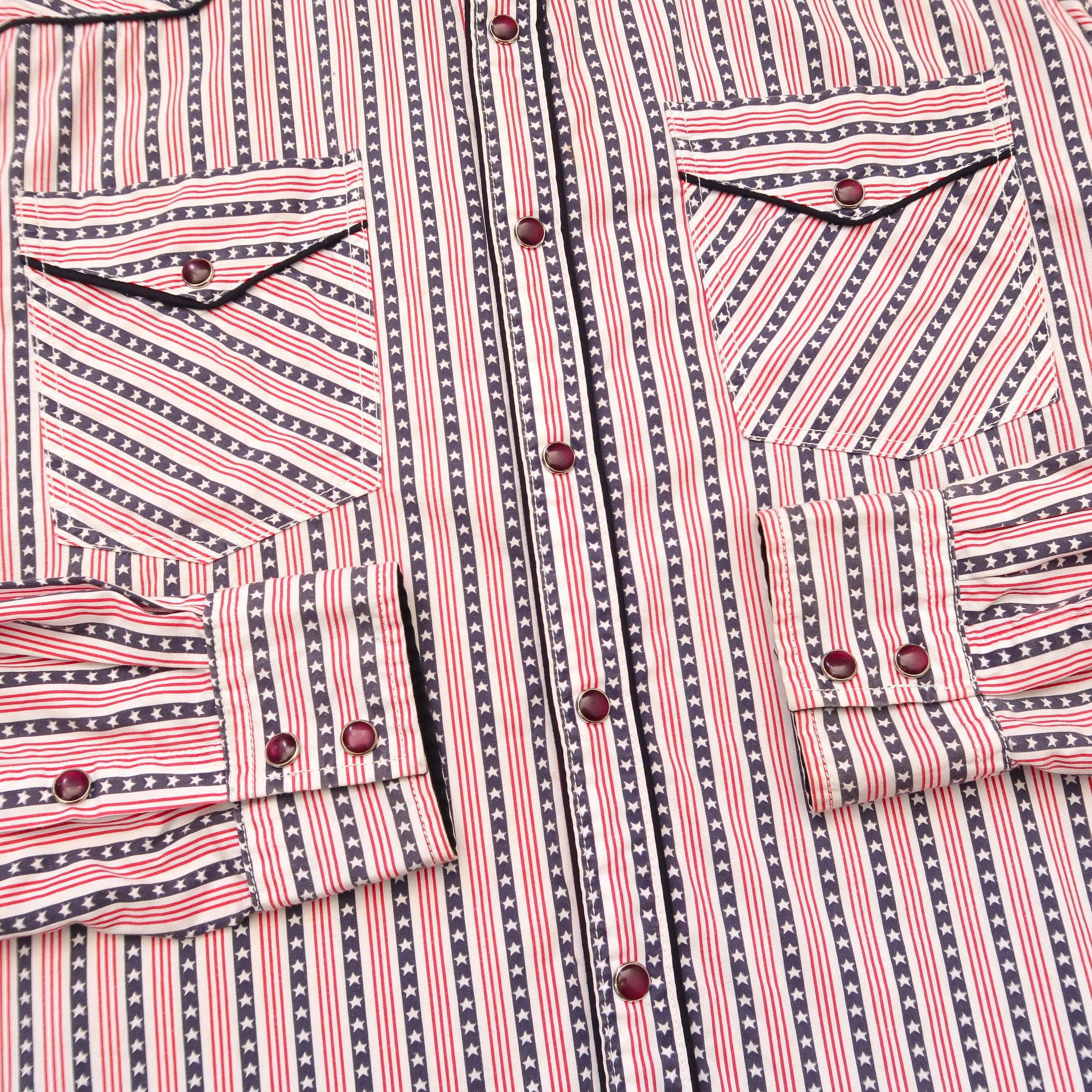 Japanese Brand 1990s UCLA Bruins American Flag Western Shirt Size US M / EU 48-50 / 2 - 10 Thumbnail