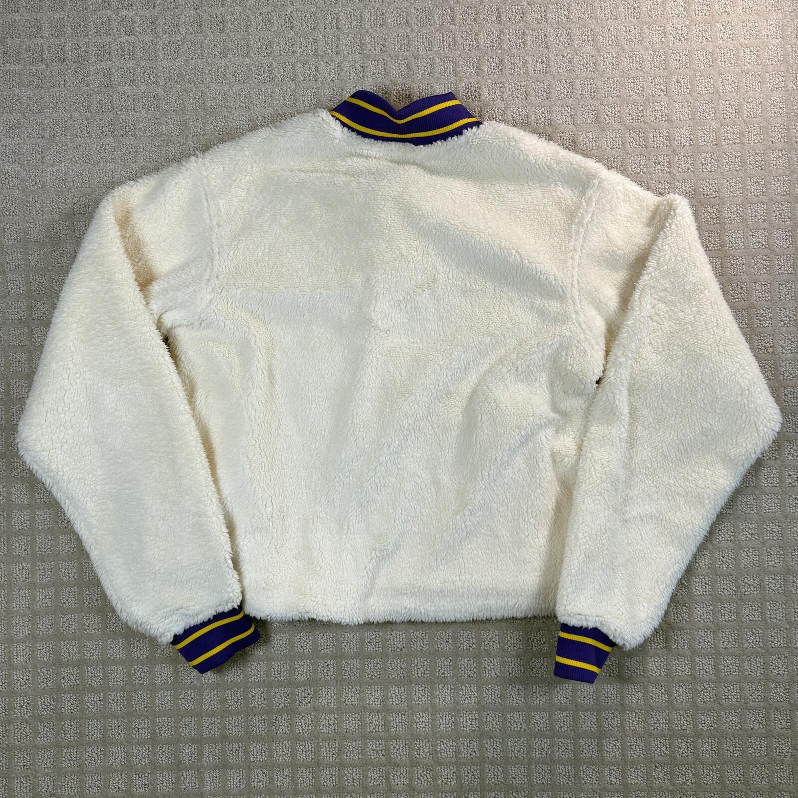 Nike Nike Lakers Sherpa Varsity Jacket Small NBA Size US S / EU 44-46 / 1 - 6 Thumbnail