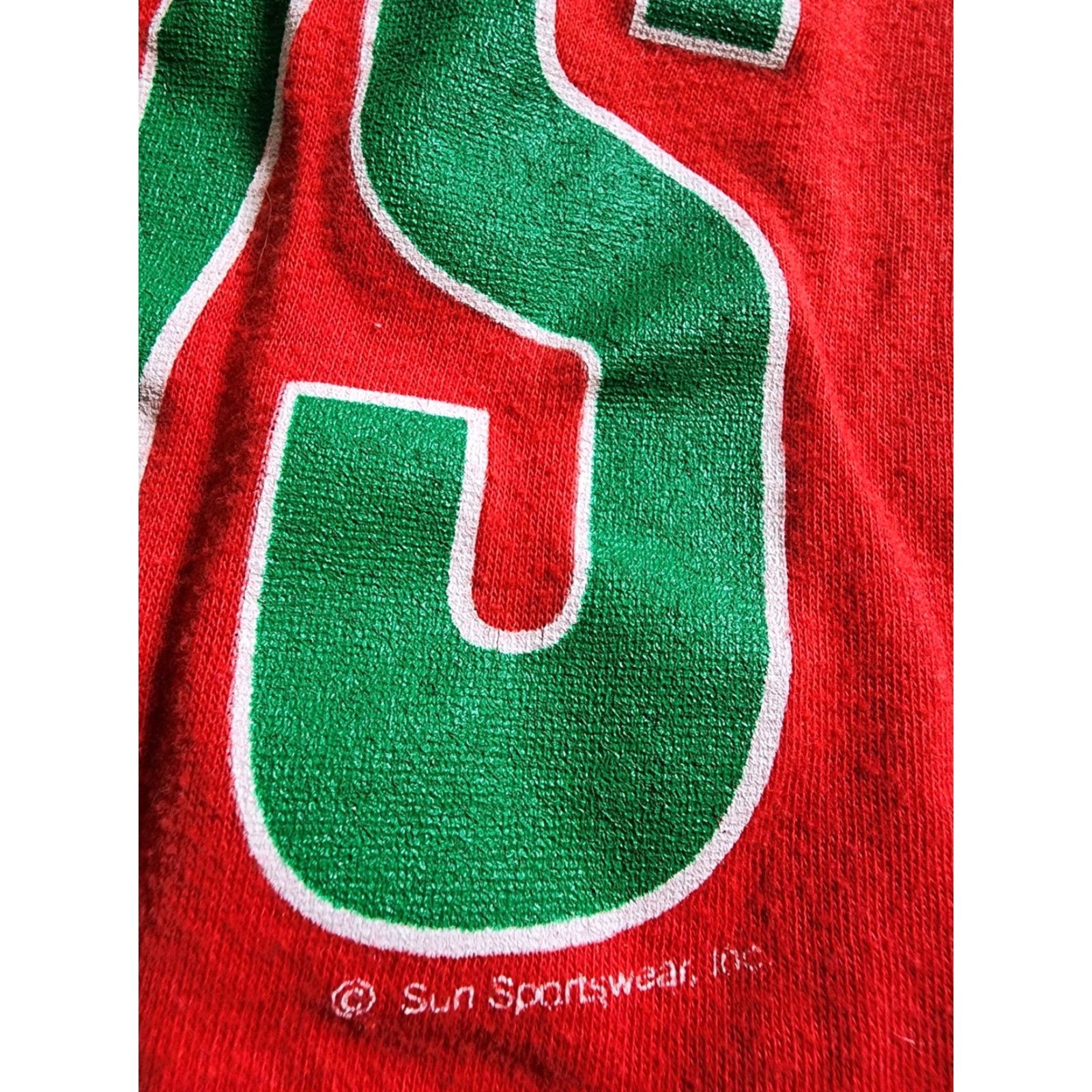 Sunray Sportswear VINTAGE Sun Sportswear T-Shirt Mens 2XL Red Betty Boop Cartoon 90s Hip Hop Crew Neck Short Sleeve Christmas Holiday Over Size US XXL / EU 58 / 5 - 6 Thumbnail