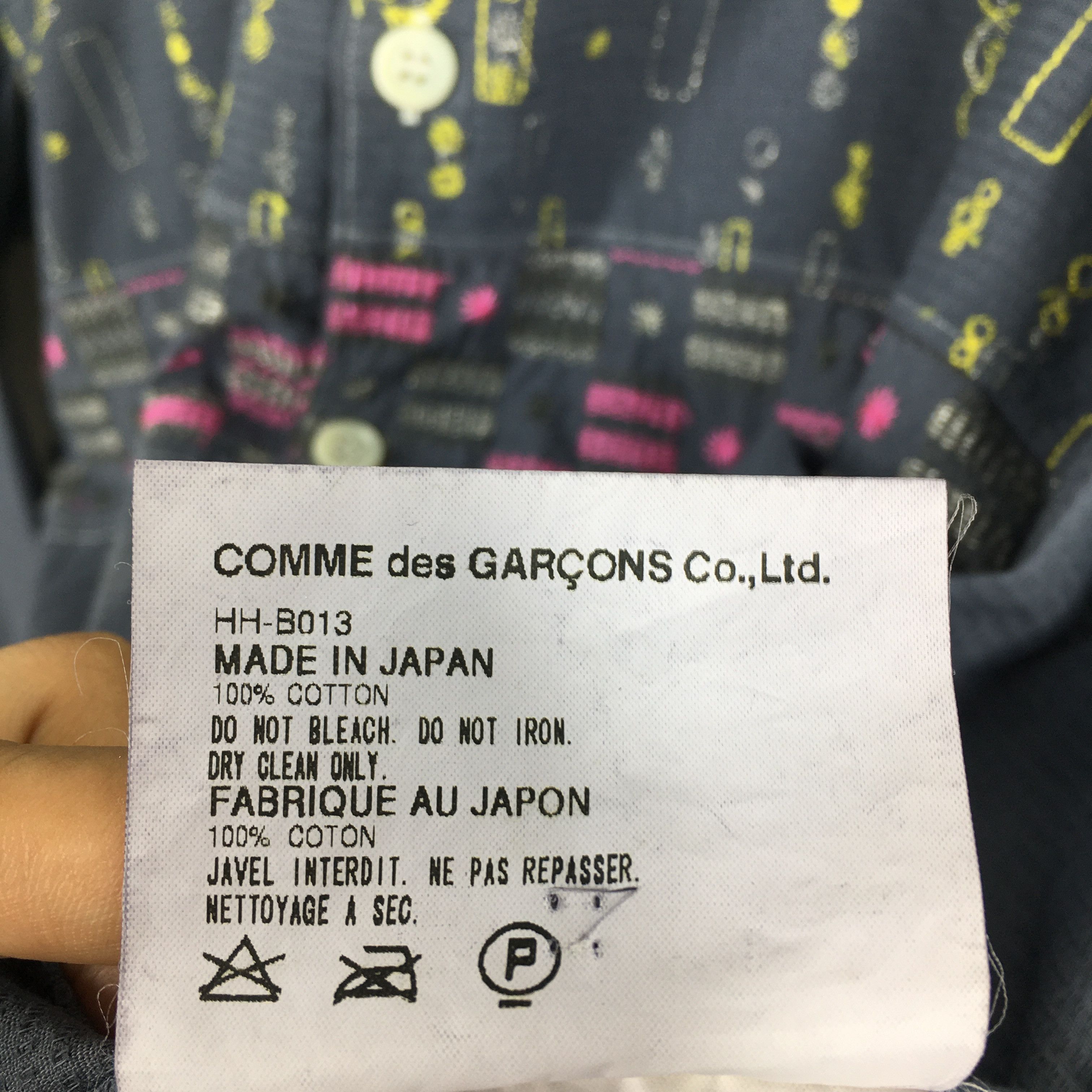 Comme des Garcons Vintage Comme Des Garcons Homme Gray Oxfords Shirt Size US M / EU 48-50 / 2 - 6 Thumbnail