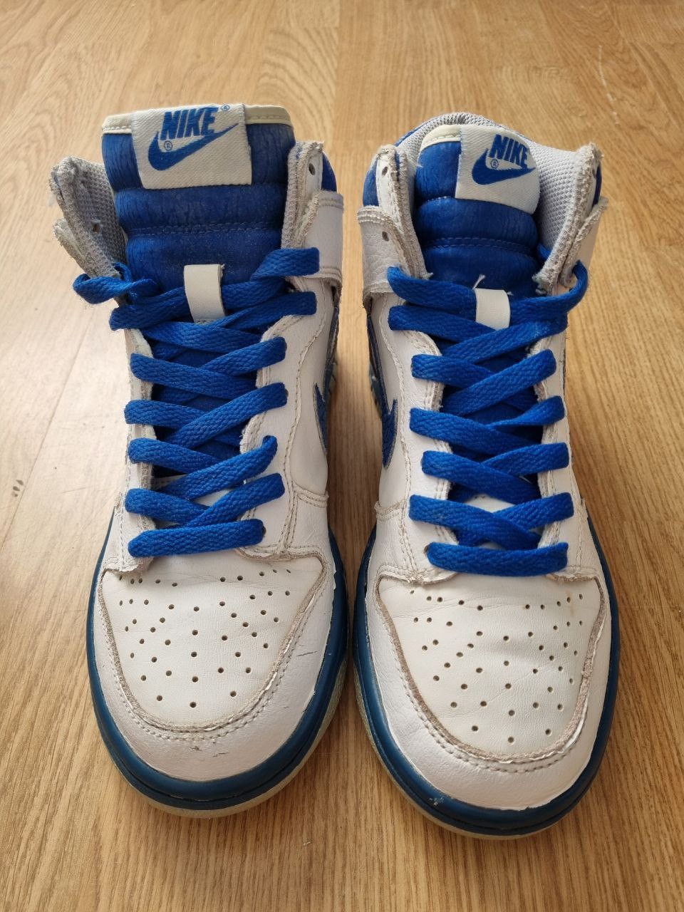 Nike Nike Dunk High GS 'White Blue Sapphire' Size US 6.5 / IT 36.5 - 4 Thumbnail