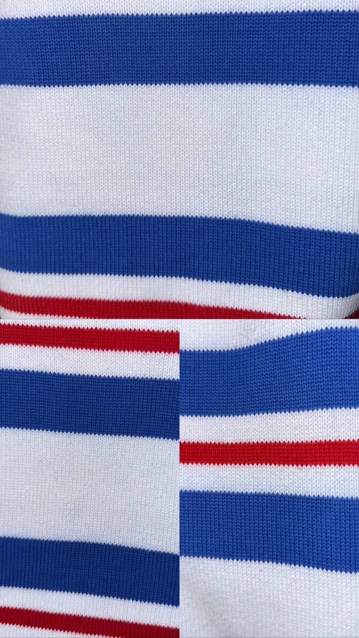 Love Moschino × Moschino Love Moschino Striped Sweater anchor embroidered Size L / US 10 / IT 46 - 9 Thumbnail