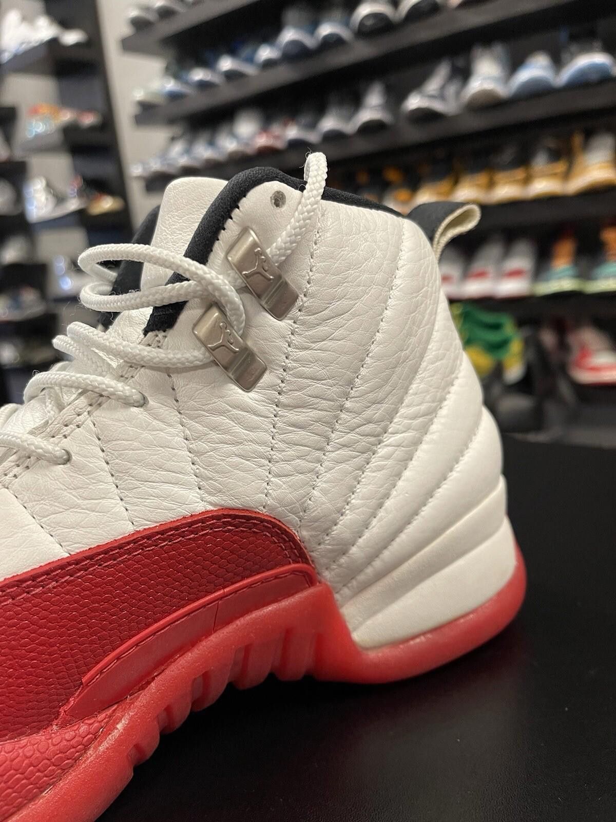 Nike Size 8 - Nike Air Jordan 12 XII OG Cherry 1996 White-Varsity Size US 8 / EU 41 - 6 Thumbnail