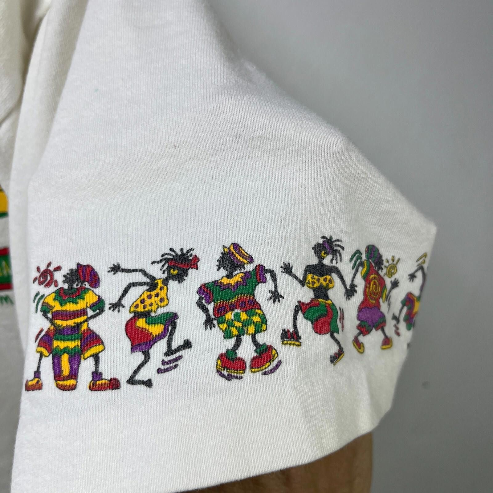 Vintage Vintage 90s Jamaica Reggae Jam Rasta T-Shirt Large Size US L / EU 52-54 / 3 - 5 Thumbnail