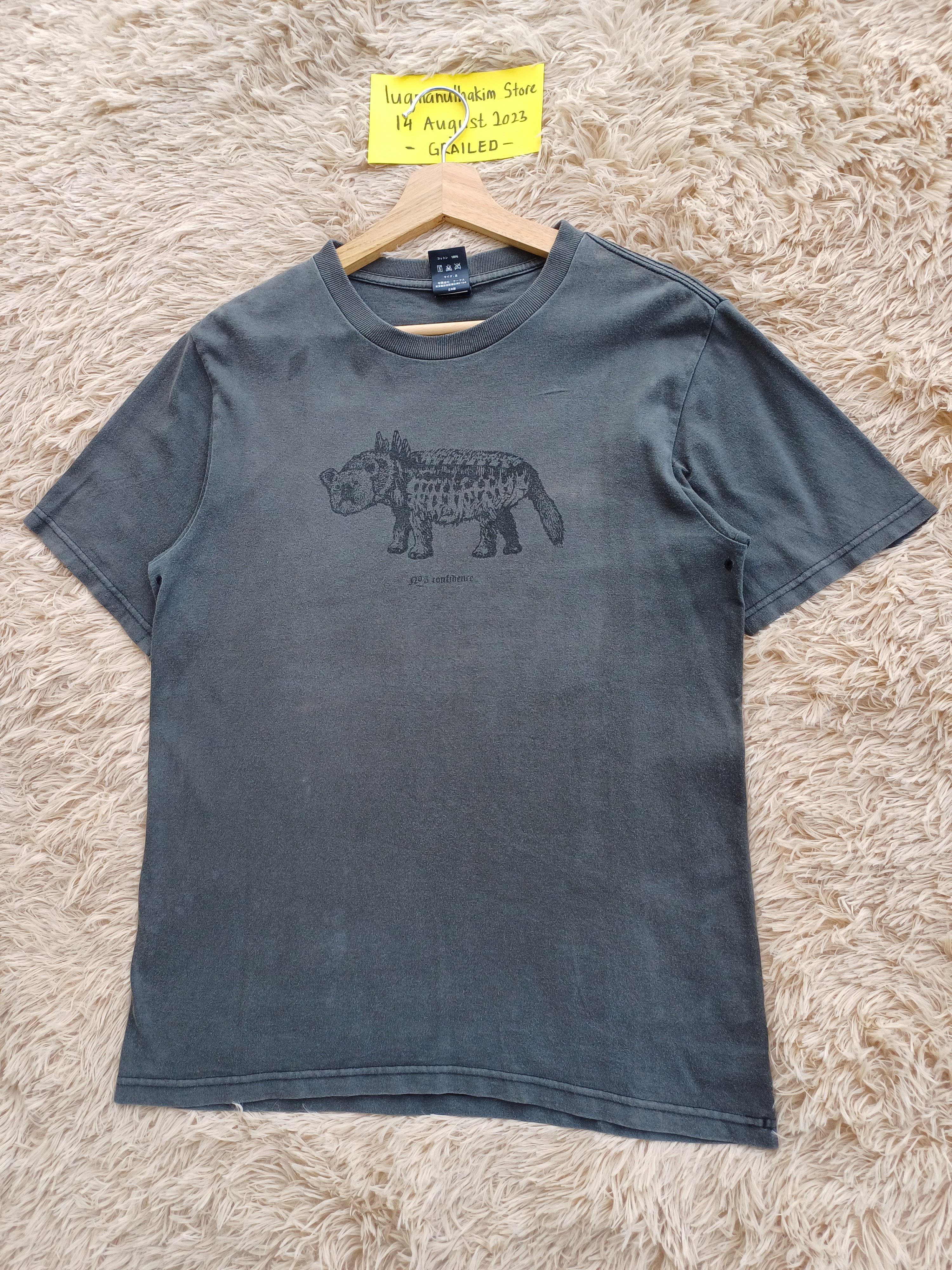 Number (N)ine RARE SS2006 Number (N)ine Skeleton Dinosaur Print T-shirt Size US S / EU 44-46 / 1 - 3 Thumbnail