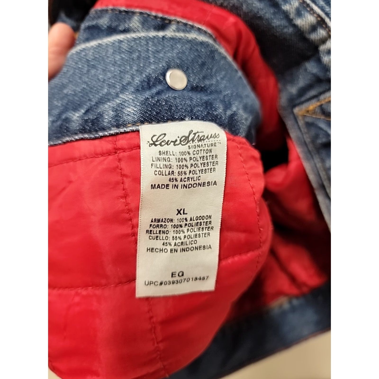 Levi's VINTAGE Levi's Denim Jacket Lined Sherpa Collar Mens XL Blue Denim Jacket Mens XL Blue Sherpa Lined Jacket Size US XL / EU 56 / 4 - 6 Thumbnail