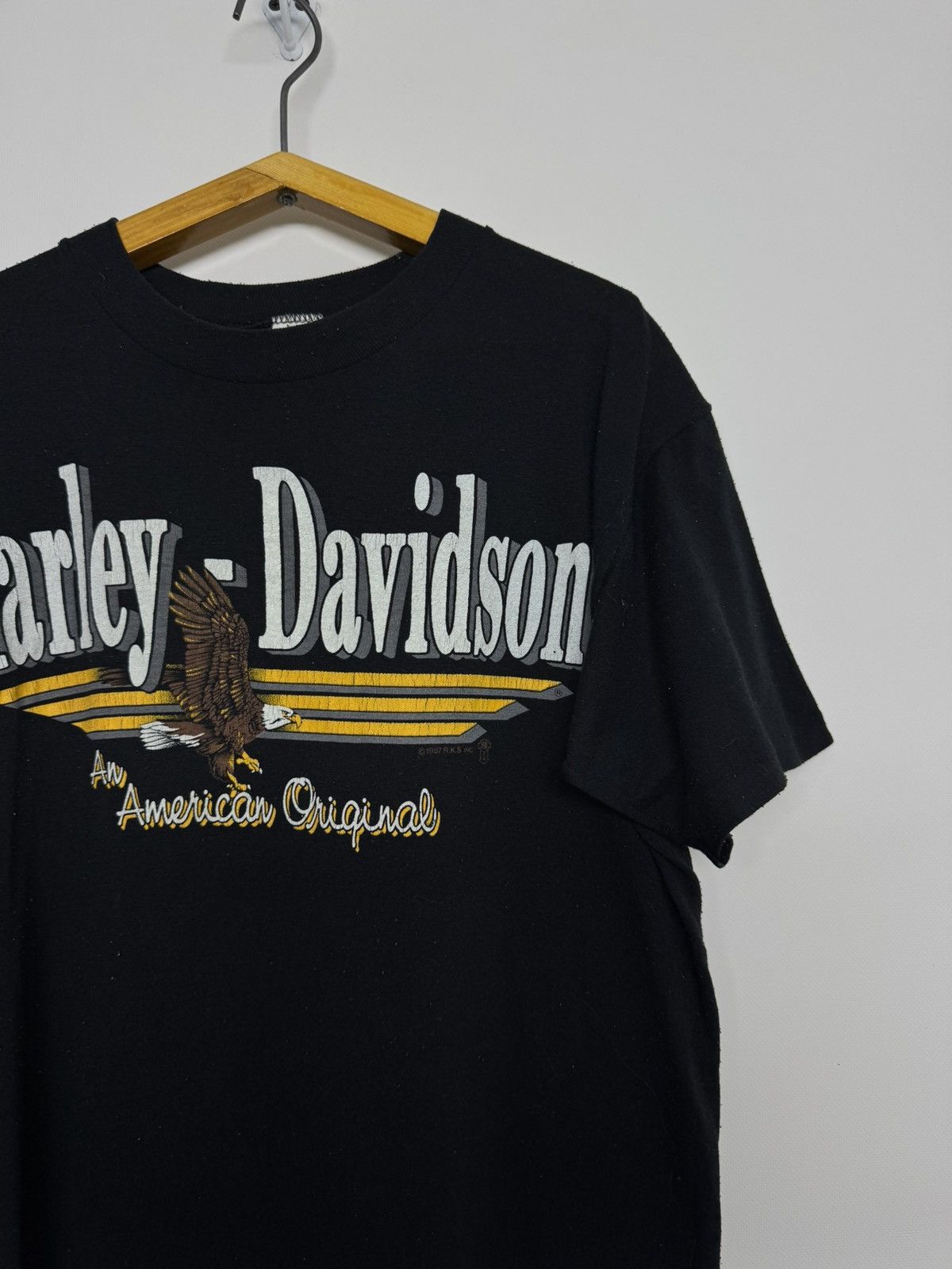 Vintage Vintage 80s Harley Davidson T-Shirt Size US L / EU 52-54 / 3 - 7 Thumbnail