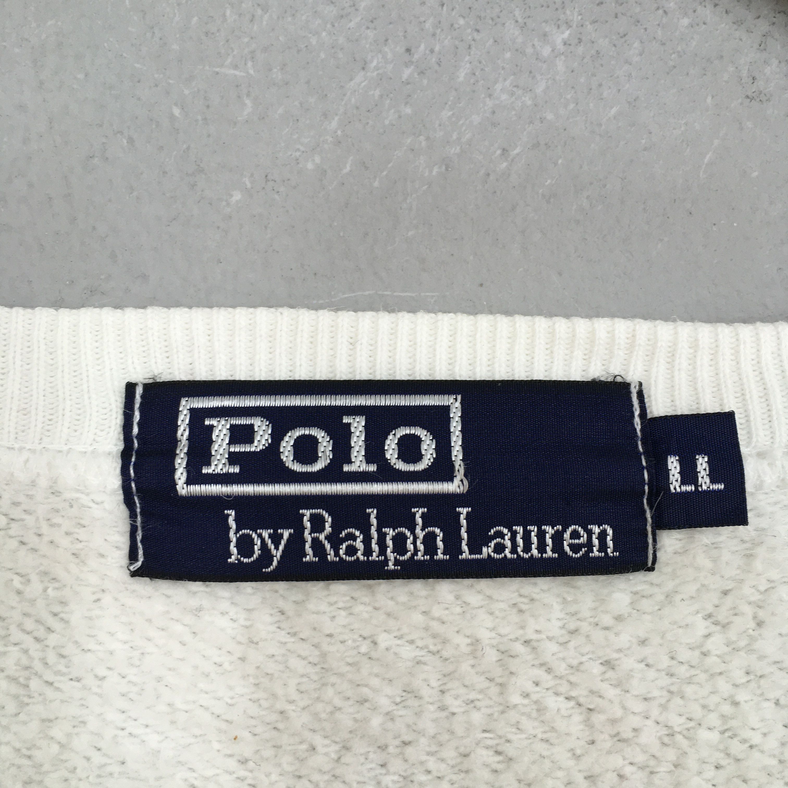 Polo Ralph Lauren Vintage Polo Ralph Lauren Spell Out Sweatshirt XLarge Size US XL / EU 56 / 4 - 6 Thumbnail