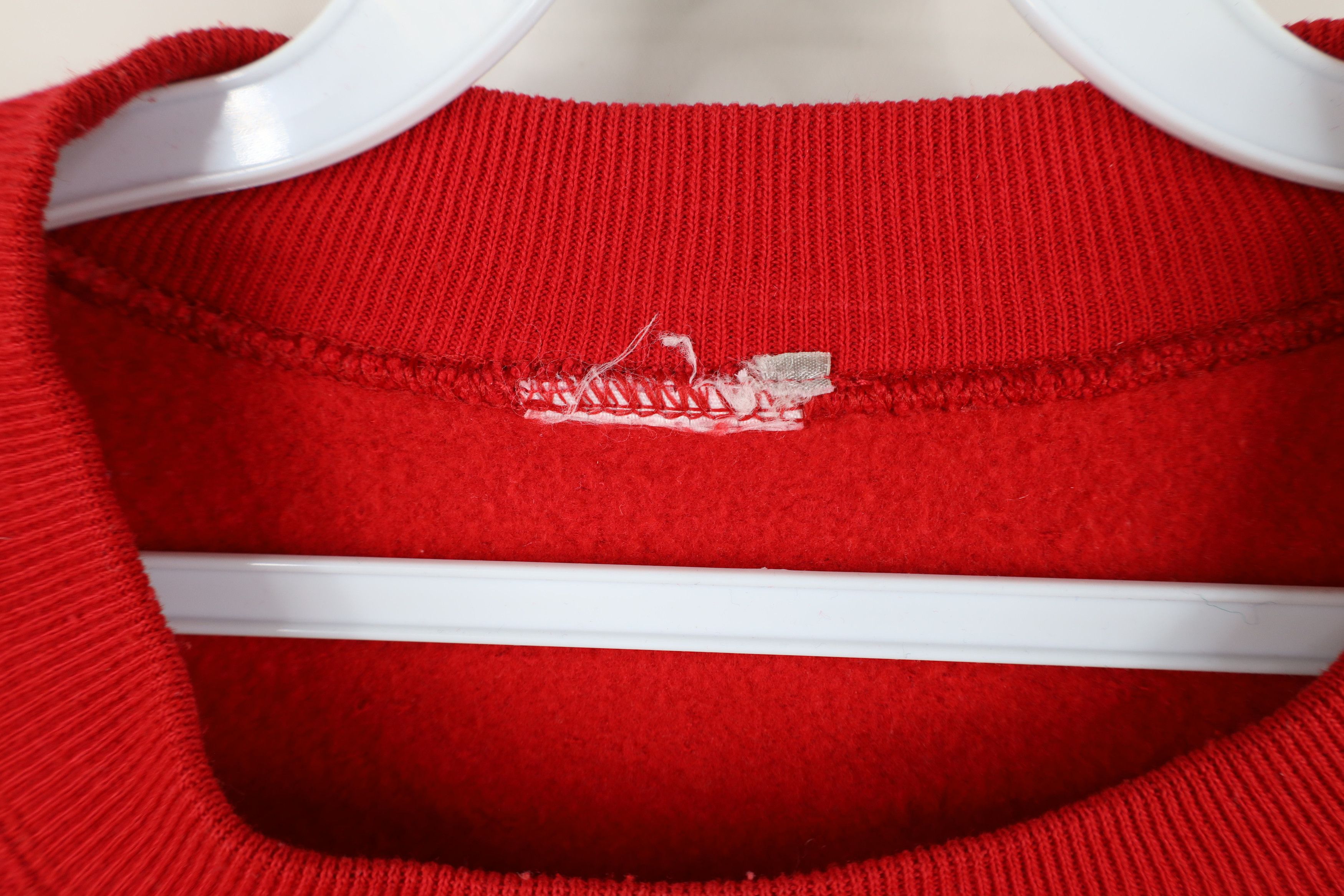 Vintage Vintage 90s Streetwear The Brightest Star Sweatshirt Red USA Size US XXL / EU 58 / 5 - 7 Thumbnail