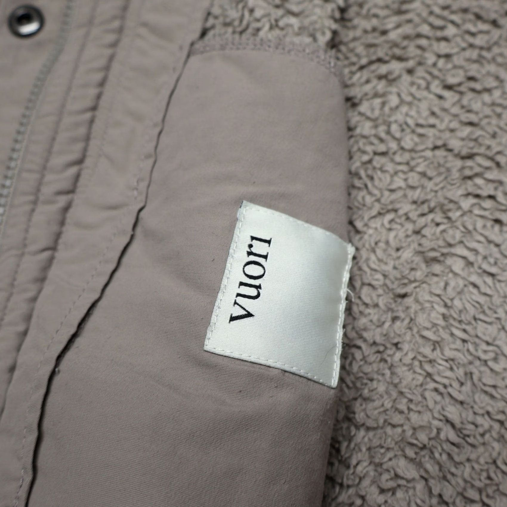 Vuori Vuori Jacket Womens M Beige White Sherpa Teddy Cozy Fleece Full Zip Pockets Zipper Snap Casual Fall Winter Relaxed Size M / US 6-8 / IT 42-44 - 7 Thumbnail