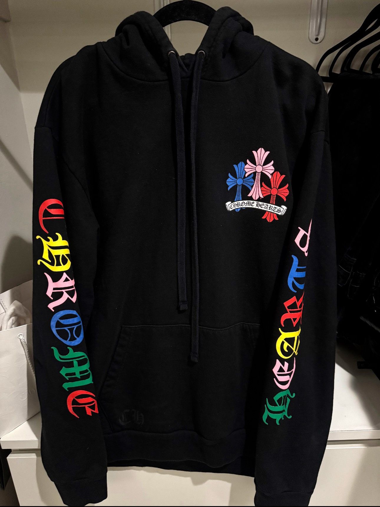 Chrome Hearts Chrome Hearts Multi Color Cross Hoodie Size US L / EU 52-54 / 3 - 1 Thumbnail