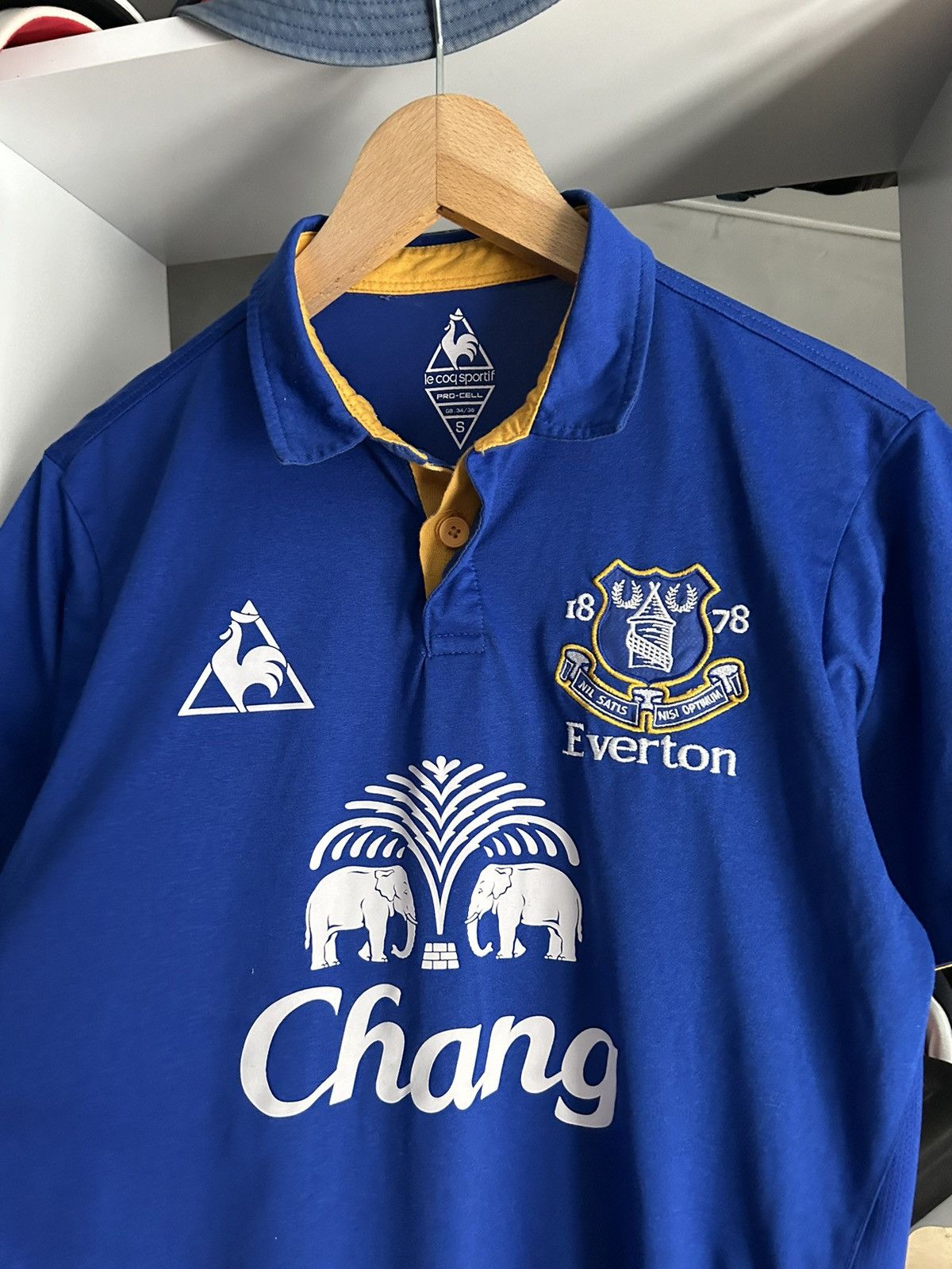 Le Coq Sportif × Vintage Everton Le coq sportif Home 2011 football shirt jersey Size US S / EU 44-46 / 1 - 3 Thumbnail