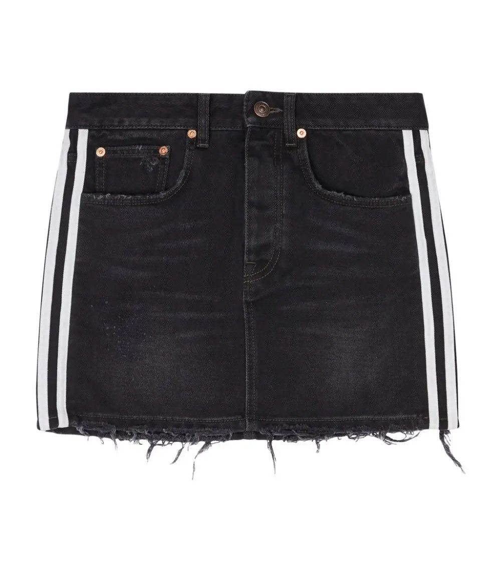 Adidas × Balenciaga o1la1rc1a0924 Mini Skirt in Black/White Size 28" / US 6 / IT 42 - 1 Thumbnail