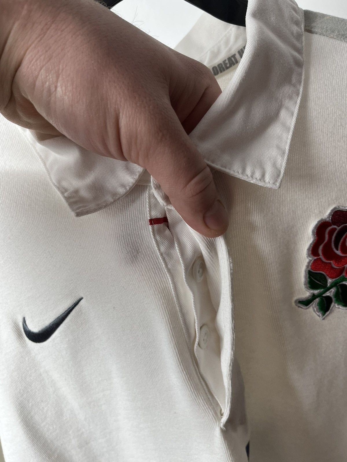 Nike × Vintage Vintage Nike O2 Longsleeve Shirt England Rugby Jersey Size US XL / EU 56 / 4 - 11 Thumbnail