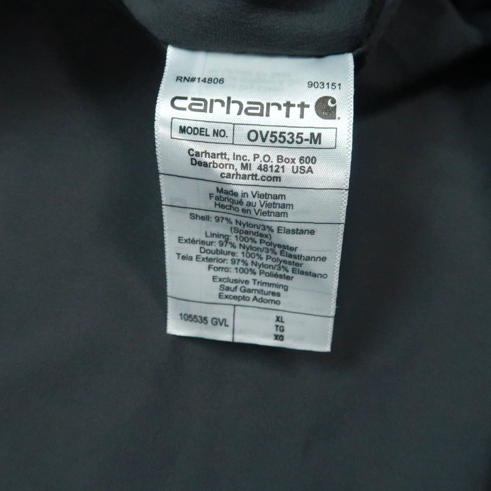 Carhartt Carhartt Vest Mens XL Gray Rain Defender Softshell Zip NWT Front Pockets Full Zip Lined Casual Workwear 90s? Size US XL / EU 56 / 4 - 6 Thumbnail