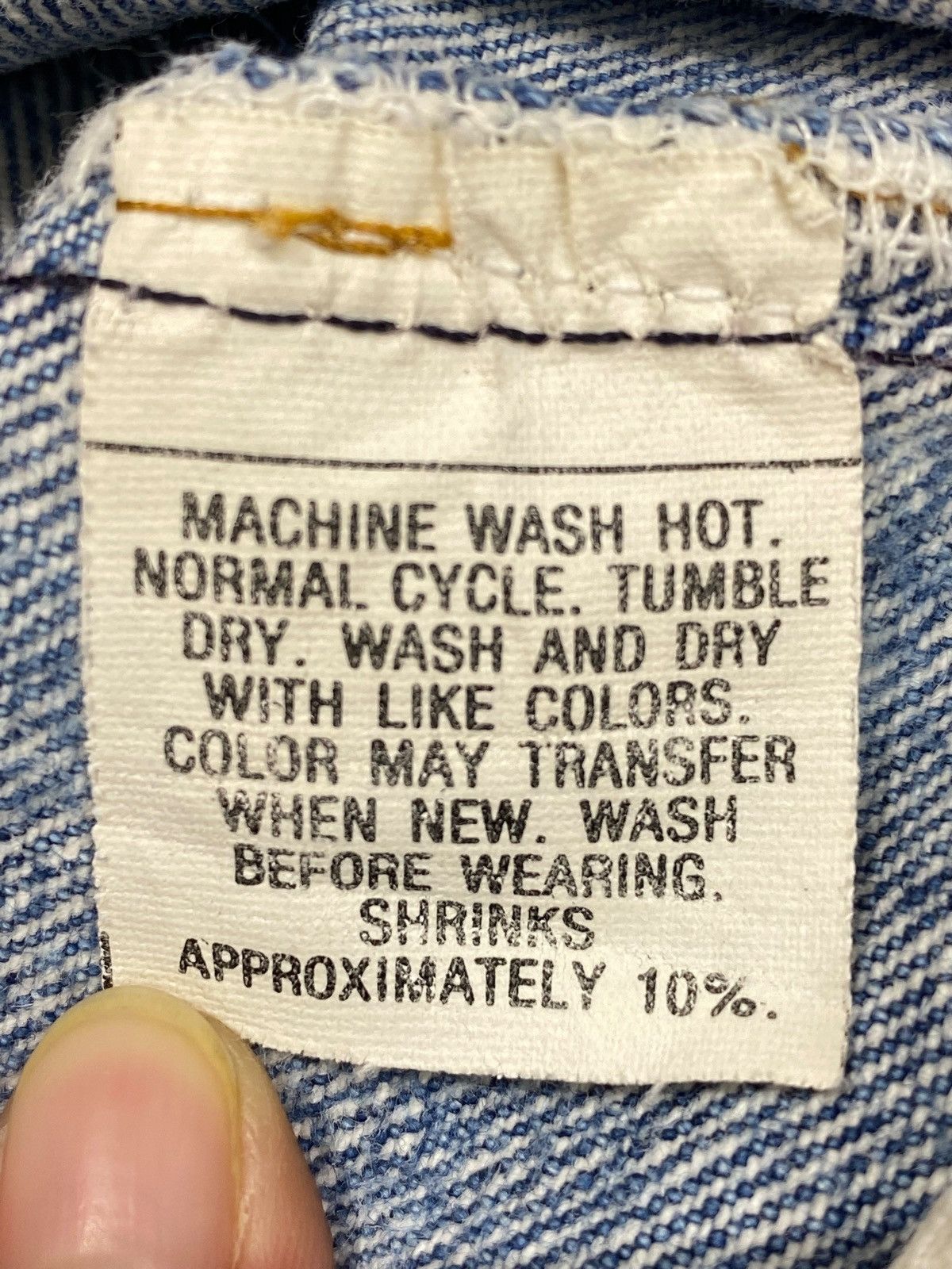 Levi's Levi’s Faded Wash Distress Style Jeans Size US 28 / EU 44 - 11 Thumbnail