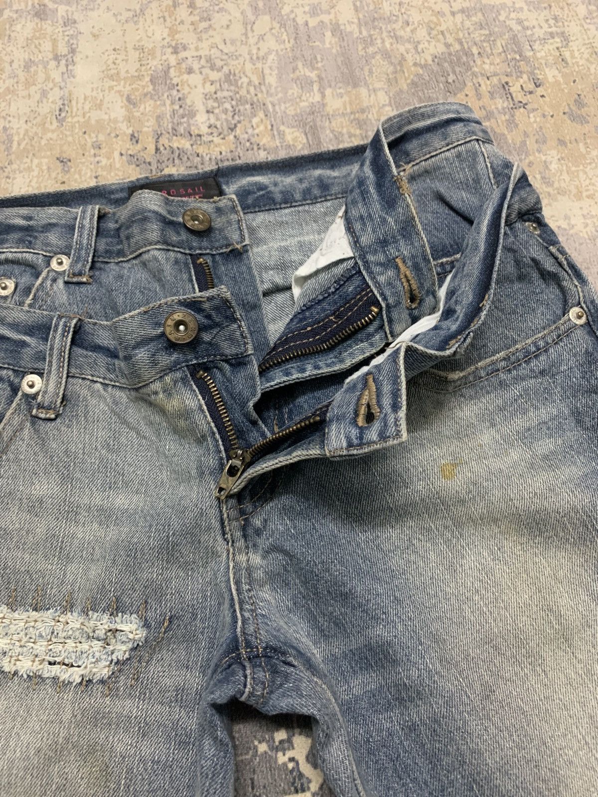 Japanese Brand Zerosail Japanese Brand Double Waist Punk Denim Size US 32 / EU 48 - 3 Thumbnail