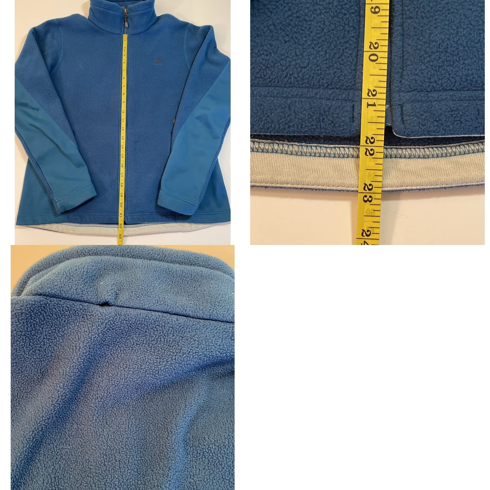 Nike ACG VINTAGE Nike ACG Womens Jacket 90s Fleece Full Zip Blue Pockets L Mens? Girls? Size L / US 10 / IT 46 - 8 Thumbnail