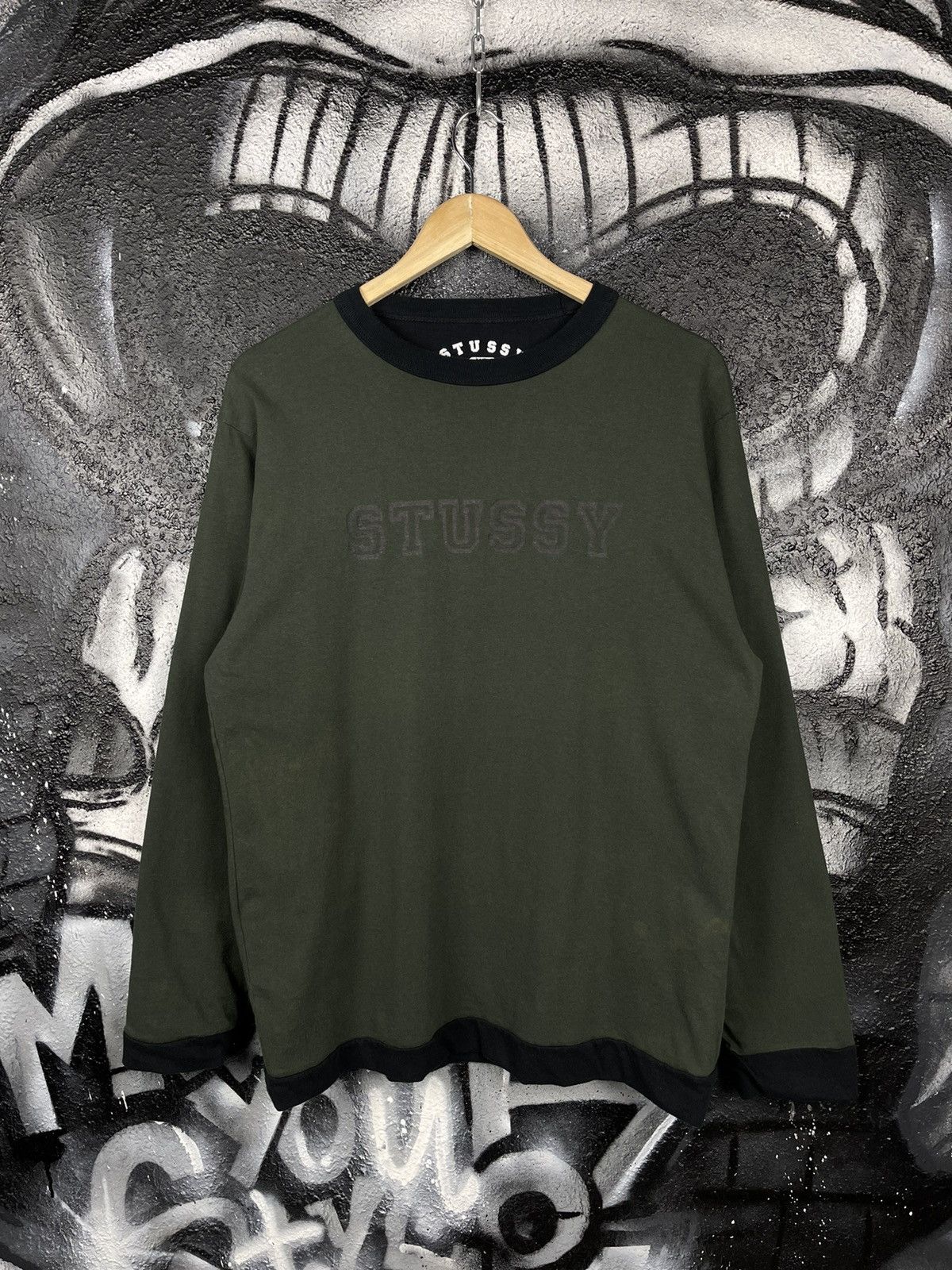 Stussy Y2K Stussy Double-Sided Long Sleeve Mens Size M Size US M / EU 48-50 / 2 - 3 Thumbnail