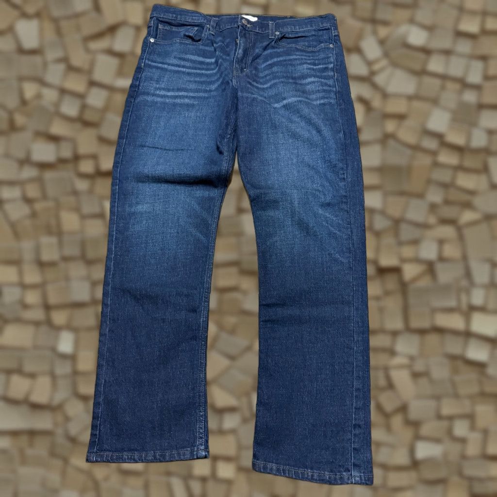 Levi's Levi's Signature Jeans Men's 38x30 Blue Denim Slim Fit 40" Length Size US 36 / EU 52 - 1 Thumbnail
