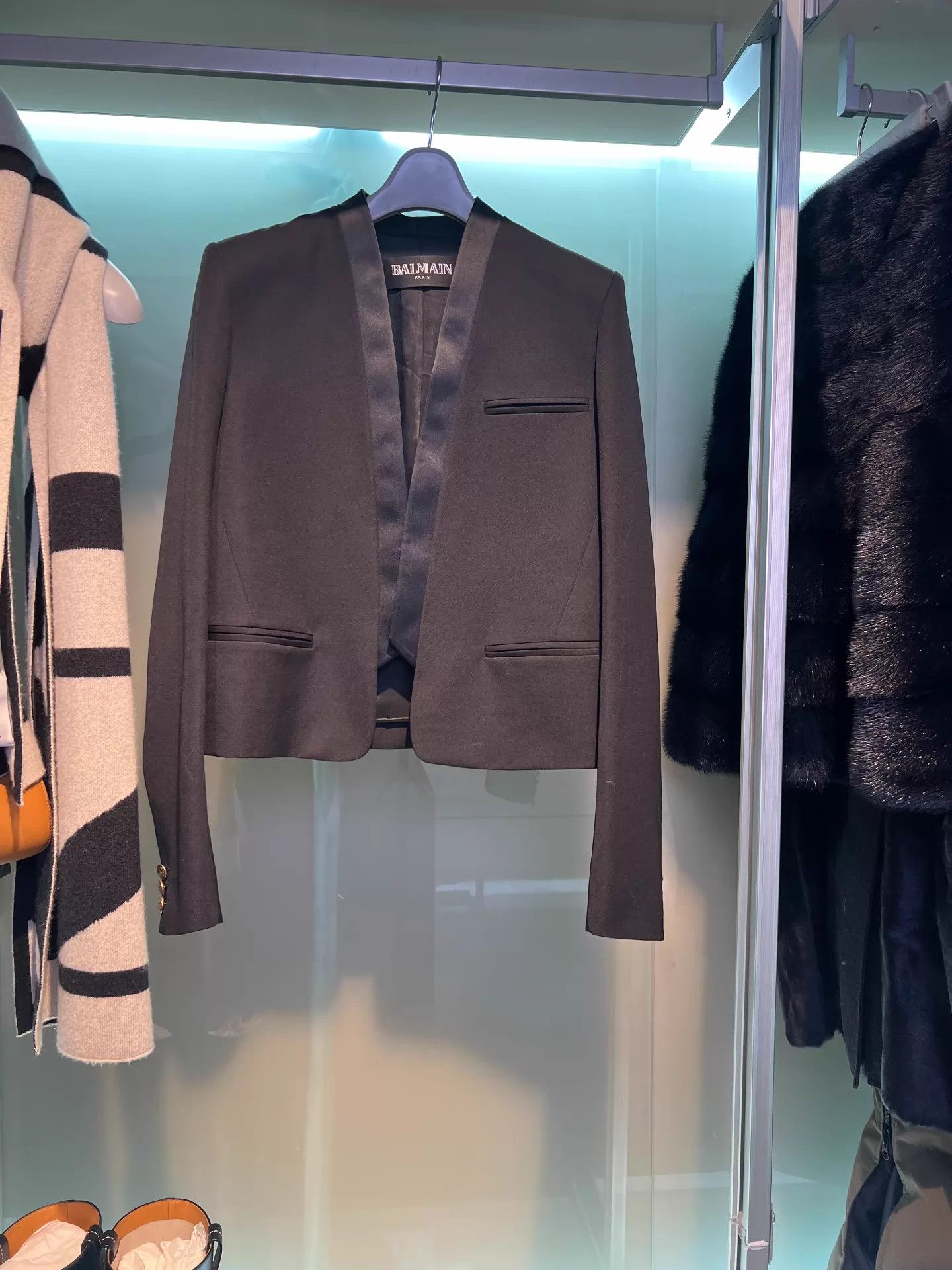 Balmain Balmain Black Wool Tailored Jacket 40 Size S / US 4 / IT 40 - 2 Thumbnail