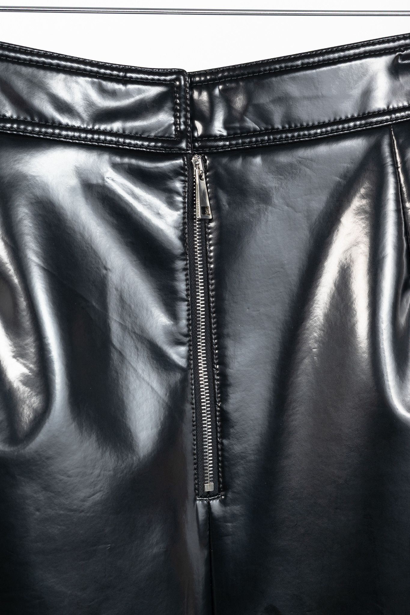 Moncler Moncler Genius 2 Moncler 1952 Faux-Leather A-Line Midi Skirt Size 30" / US 8 / IT 44 - 6 Thumbnail