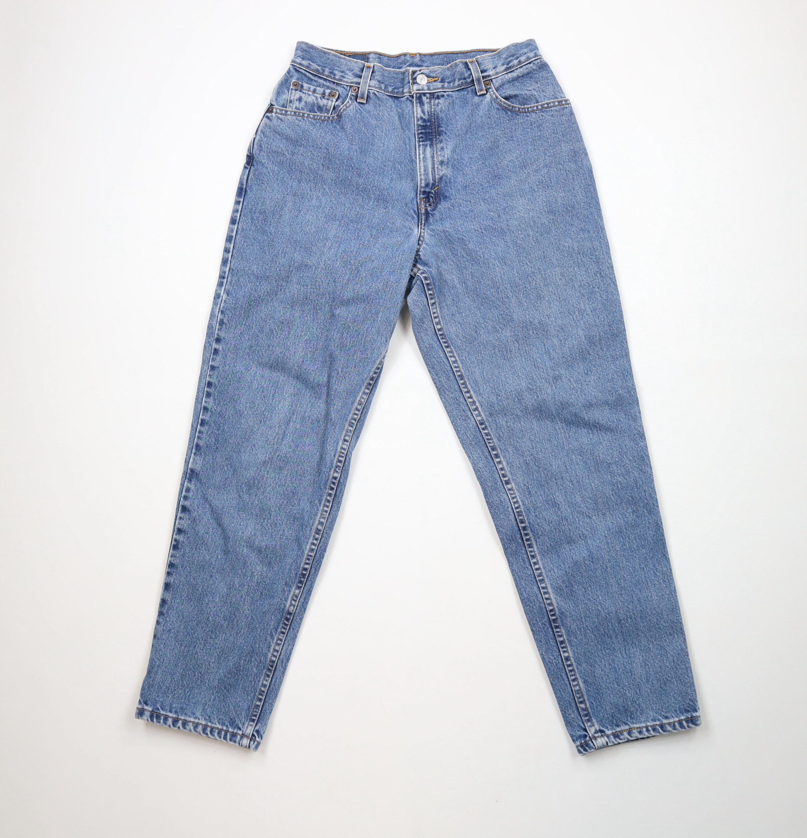 Levi's × Vintage Vintage Y2K 2002 Levis 550 Fit Tapered Leg Denim Jeans Size 34" / US 12 / IT 48 - 1 Thumbnail