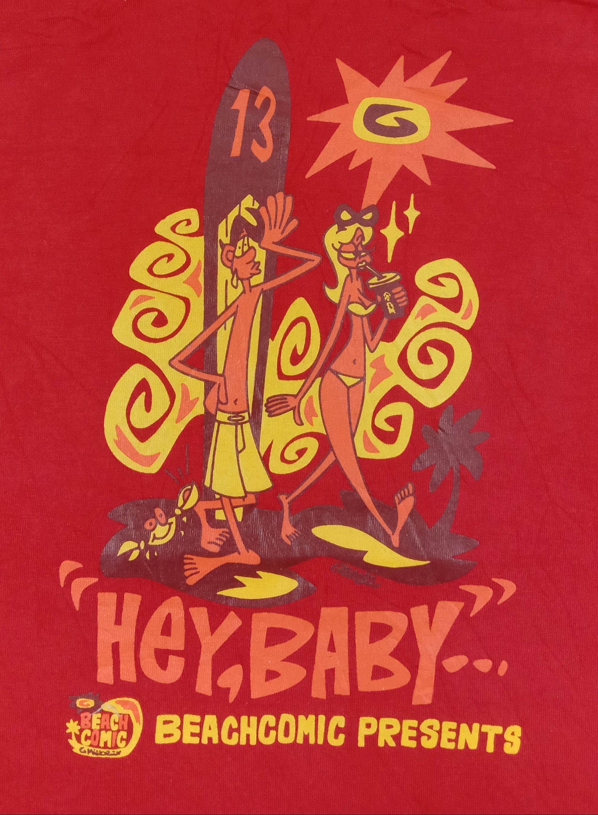 Coca Cola Vintage Coca Cola Beach Comic T Shirt Size US M / EU 48-50 / 2 - 2 Thumbnail