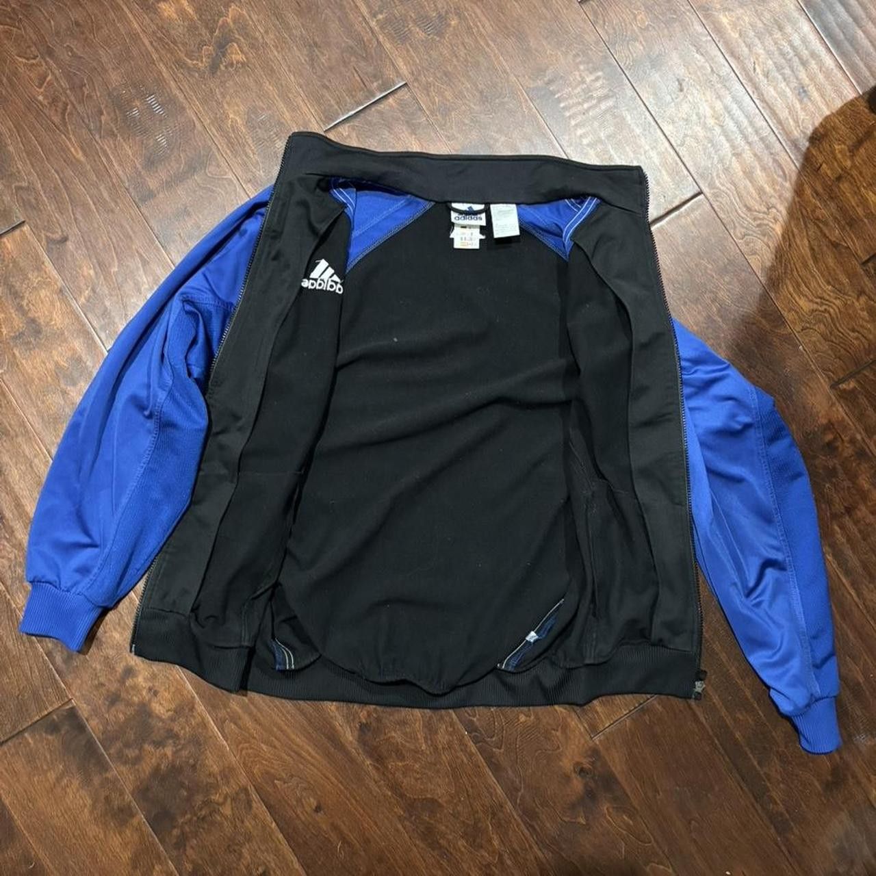 Adidas Adidas Men's Black and Blue Track Jacket Size US M / EU 48-50 / 2 - 5 Thumbnail