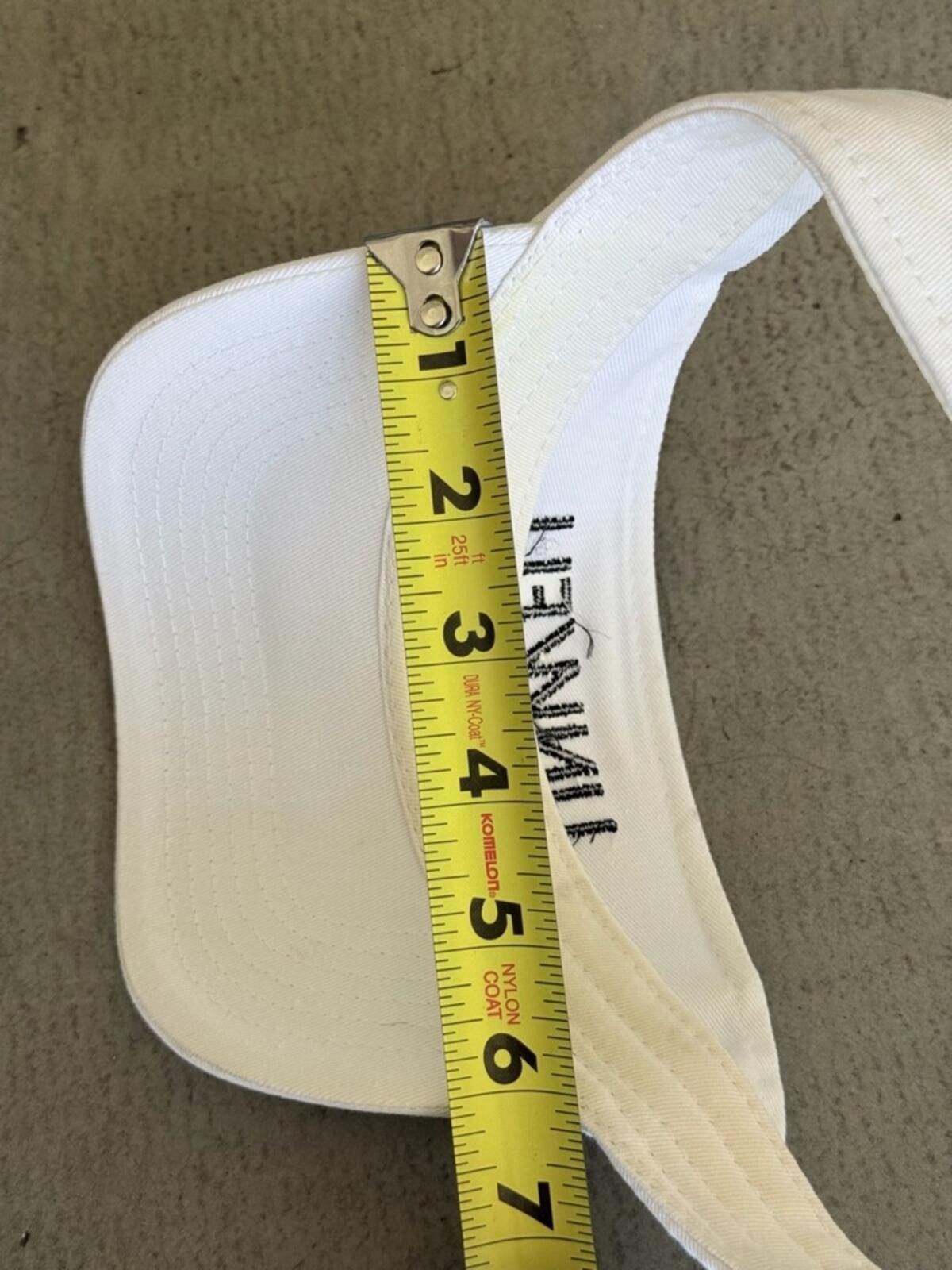 Other UNWELL / White Visor Hat / Adjustable Funny Graphic Size ONE SIZE - 2 Thumbnail