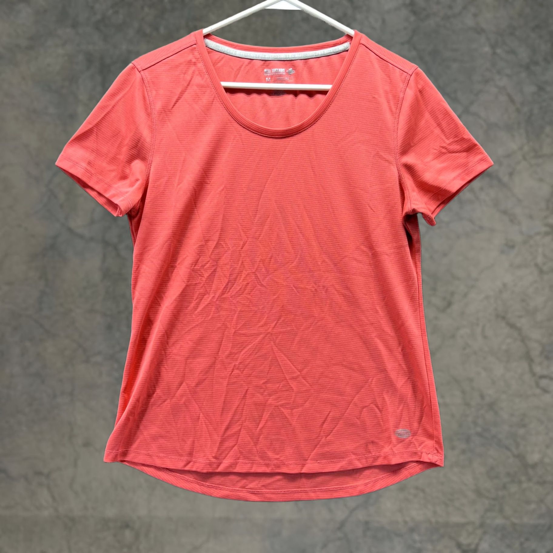 Vintage Reel Legends Shirt Womens Medium Pink Freeline Scoop Neck Performance Top Size M / US 6-8 / IT 42-44 - 1 Thumbnail