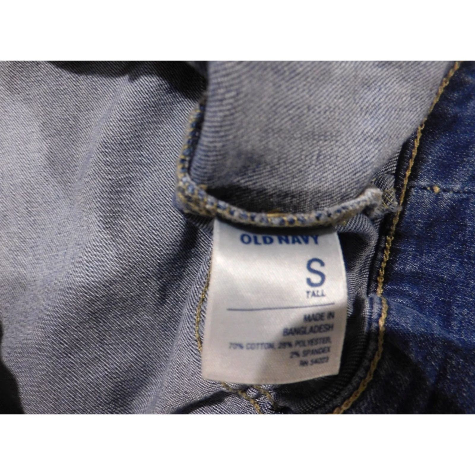 Old Navy Old Navy Womens Jacket Small Blue denim rockstar button jean biker Shirt Womens Small Blue Denim Jacket Rockstar Button Casual Winter Men/Women? Size 28" / US 6 / IT 42 - 7 Thumbnail