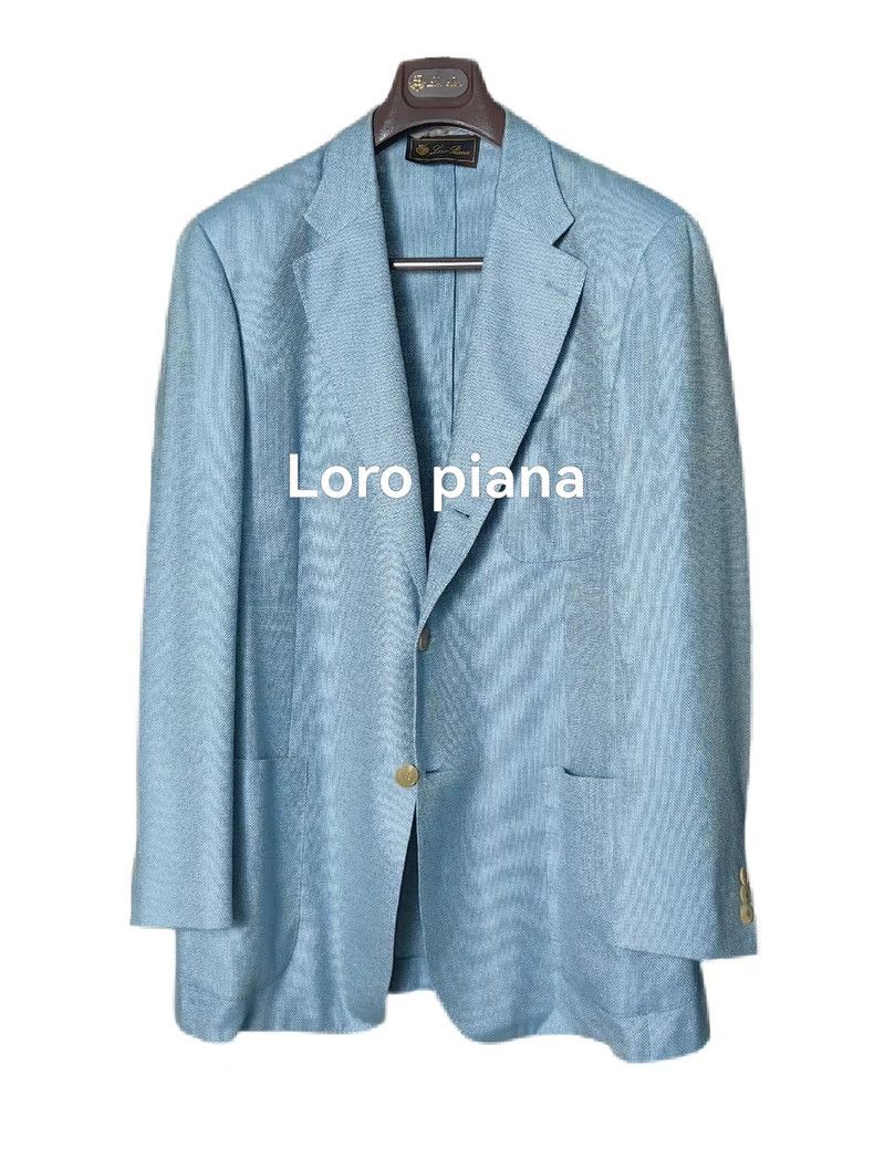 Loro Piana LORO PIANA Cashmere silk four-season leather casual coat Size XXL / US 16-18 / IT 52-54 - 1 Thumbnail