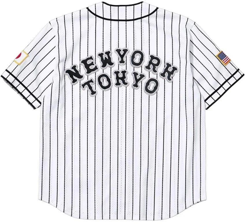 Supreme Supreme SS25 Homerun Baseball Jeresy Stripe Size Large New Size US L / EU 52-54 / 3 - 6 Thumbnail