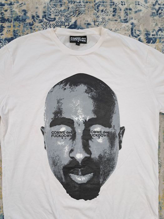 Very Rare Comme Des Fuckdown Tupac Tee Swag Era Rap Tee y2k