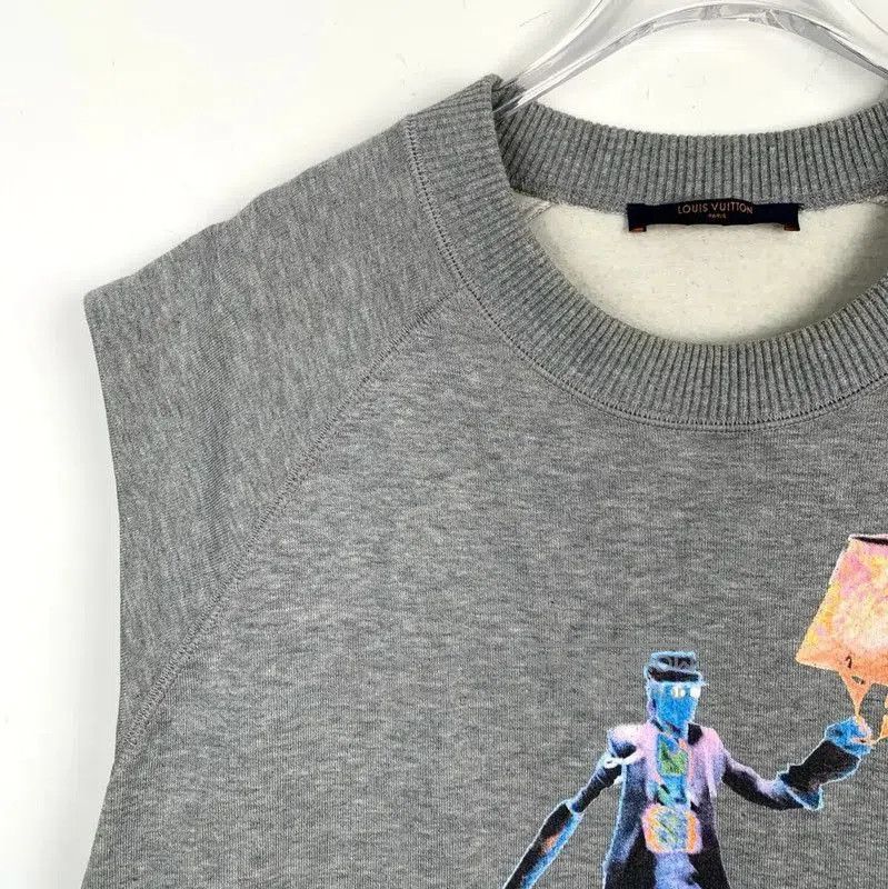 Louis Vuitton Louis Vuitton Gray Cotton Men's T-shirt . Size US XL / EU 56 / 4 - 3 Thumbnail