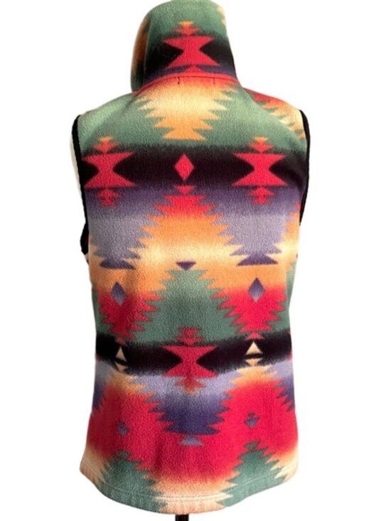 Chaps Ralph Lauren Chaps Ralph Lauren Aztec Southwestern Fleece Vest - Large Size L / US 10 / IT 46 - 8 Thumbnail