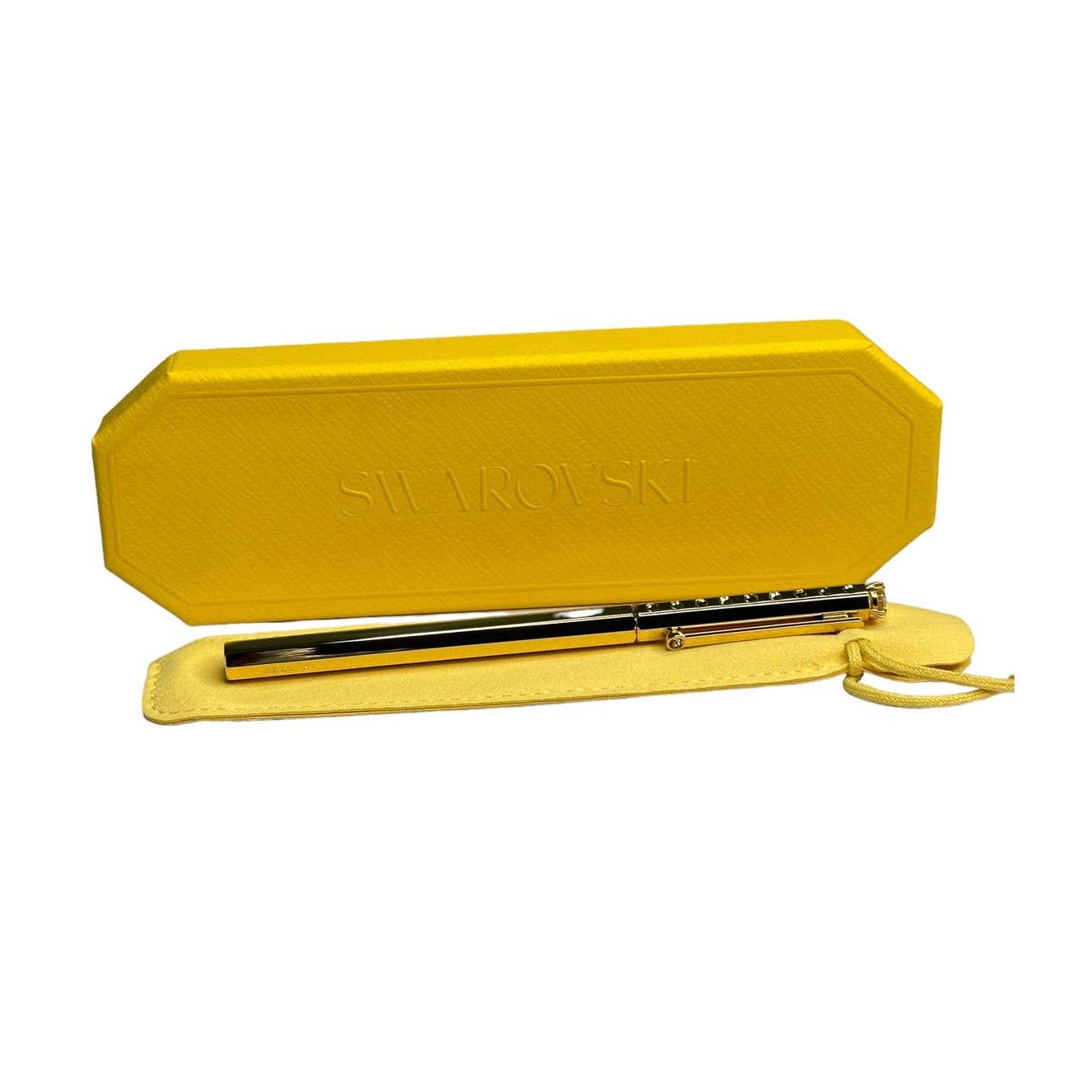 Swarovski Swarovski Brand Gold Yellow Crystal Ballpoint Pen Size ONE SIZE - 4 Thumbnail