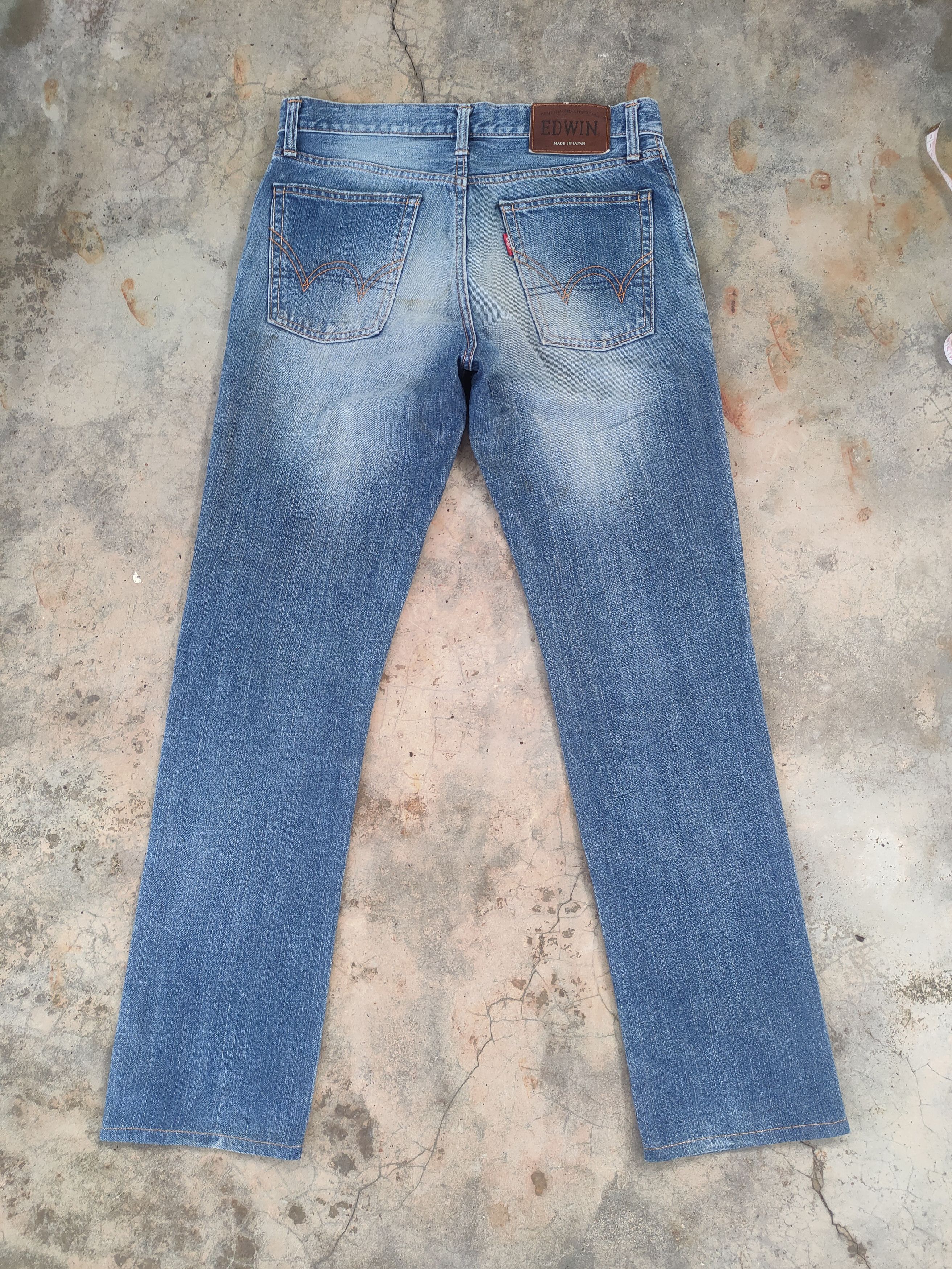 Edwin W31 VINTAGE EDWIN FADED DISTRESSED JEAN PANTS Size US 31 - 8 Thumbnail