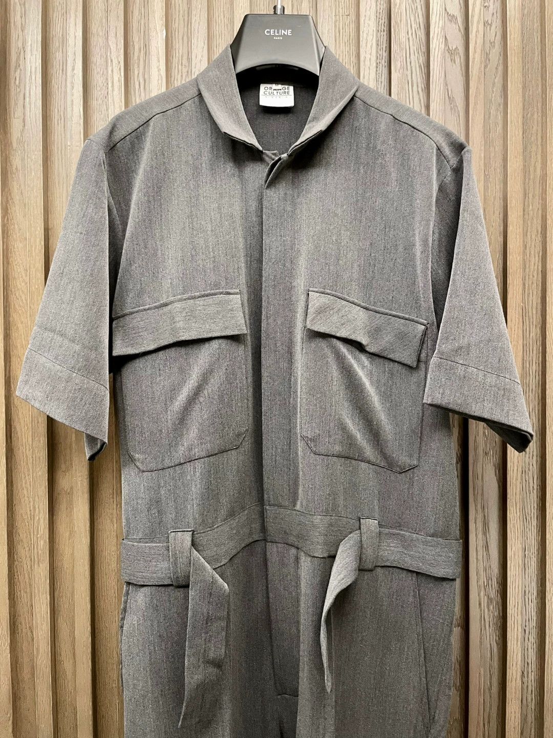 Other orange culture mid-gray nigerian designer draped overall Size US 32 / EU 48 - 2 Thumbnail